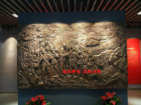 校園浮雕 南京大學玻璃鋼浮雕 紅色人物浮雕 玻璃鋼仿銅浮雕