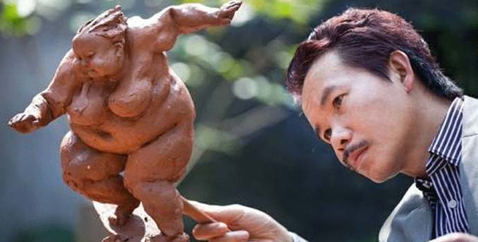 許鴻飛說過：對于雕塑制作，公共空間才是最好的美術(shù)館！