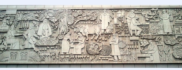 人物浮雕作品
